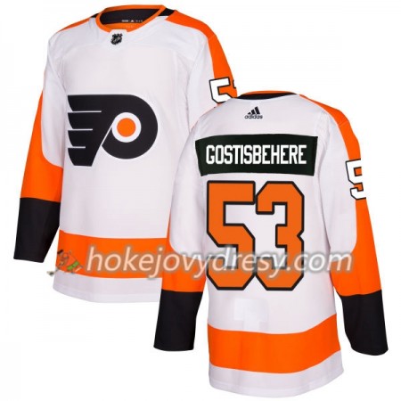 Pánské Hokejový Dres Philadelphia Flyers Shayne Gostisbehere 53 Bílá 2017-2018 Adidas Authentic